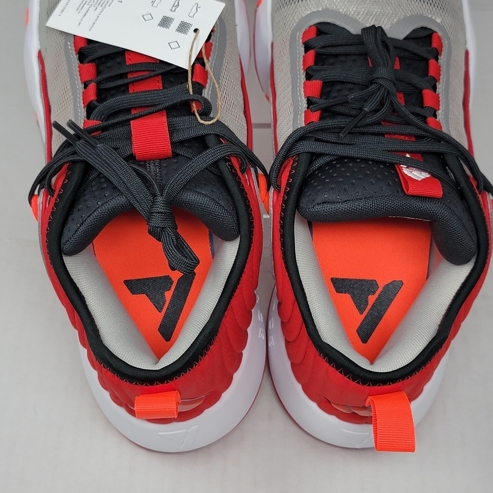Adidas Mens Size 12 Trae Unlimited Basketball Sneaker Shoes Grey Red IF5611 New - Picture 9 of 9
